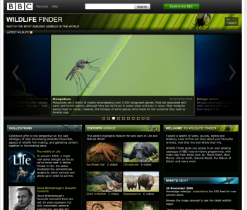 BBC Wildlife explorer