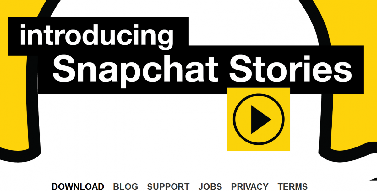 Snapchat et stories